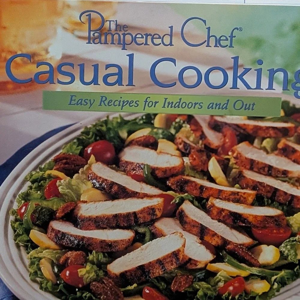 Pampered Chef Cookbook Lot of 3 All The Best Casual Cooking Main Dishes Spiral